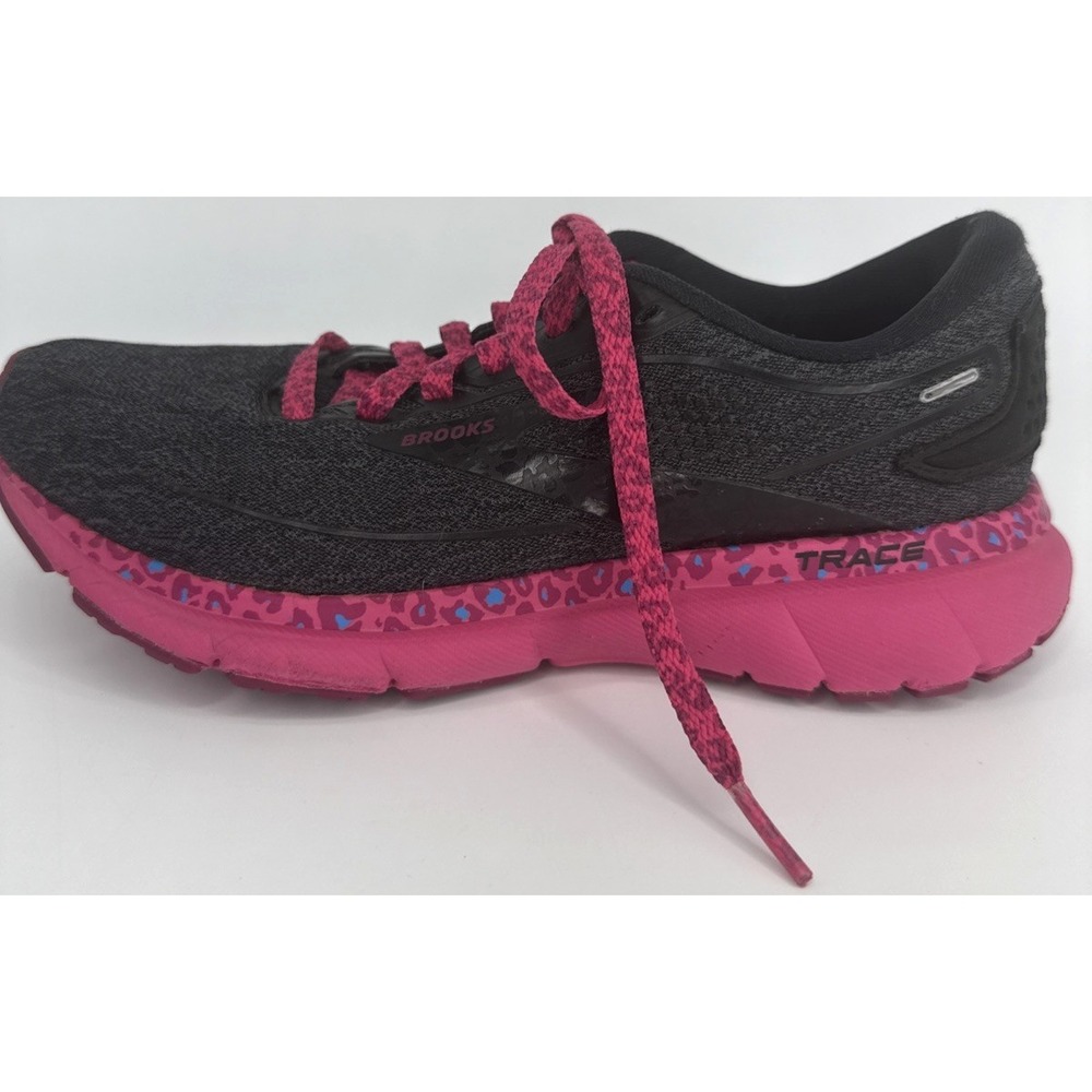 Brooks Trace 2 Running Shoes Women's 6.5 B Black Pink - Picture 12 of 13